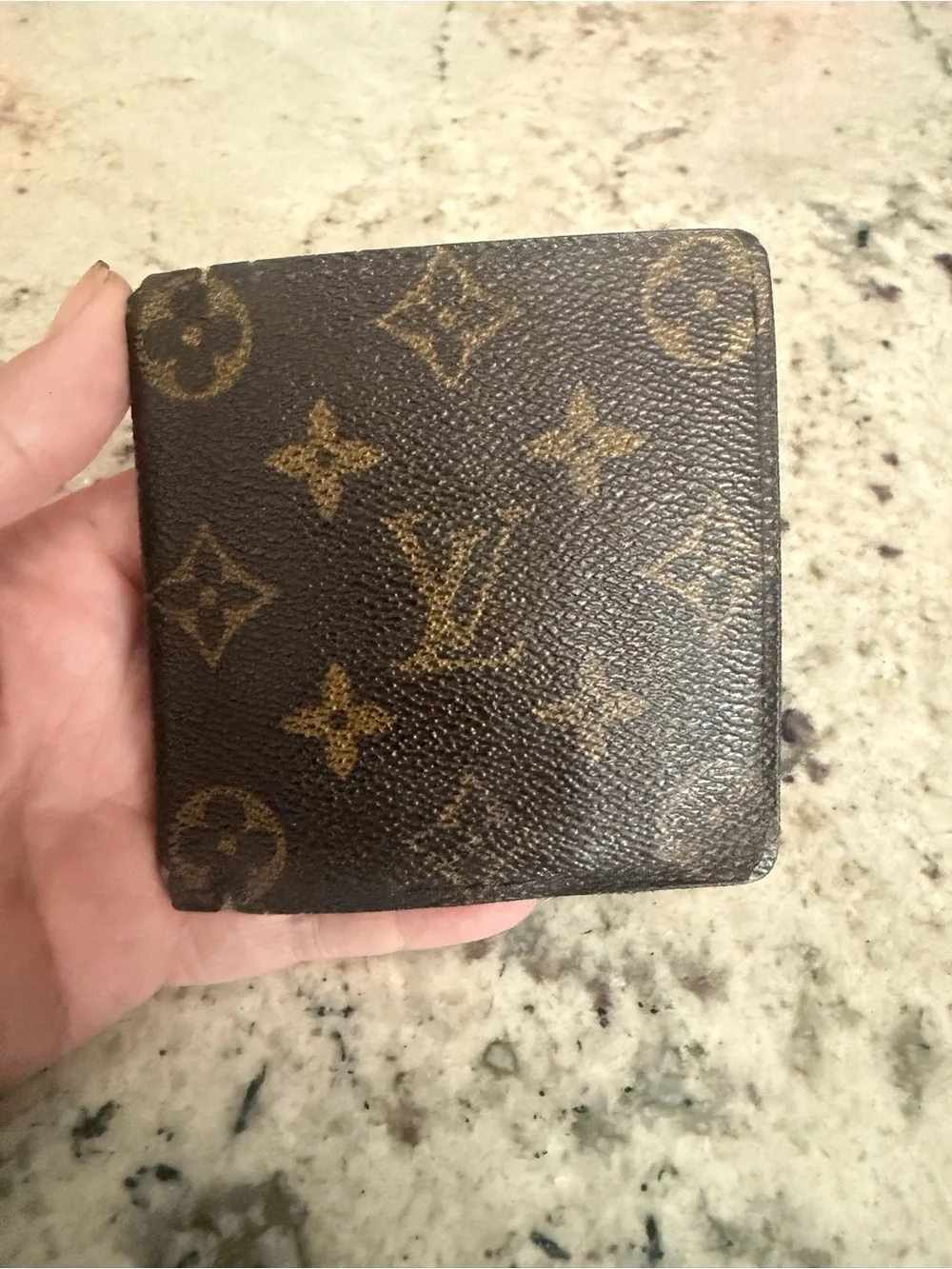 Louis Vuitton Brown Monogram Canvas Men's Wallet
